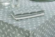 Bee Tablecloth in Moss Green