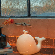 Whale Porcelain Lamp