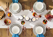 100% White Linen Table Runner