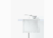 100% White Linen Table Runner