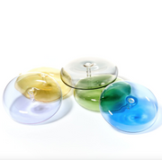 Dimple Glass Incense Holder