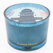 Coastal Shores Two Wick Candles with Seasalt Scent