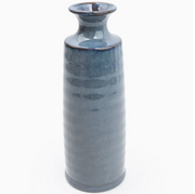 Bottle Vase Reactive Blue