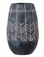 Mahi Deco Vase-Black