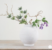 Large Round Textured Vase
