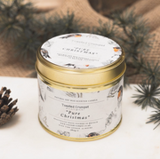 Candle in a Gold Tin