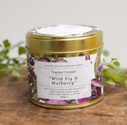Candle in a Gold Tin