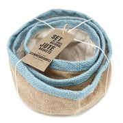 Natural Jute Baskets (Set of 3)