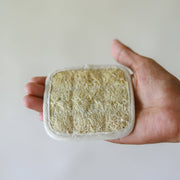 Organic Lifestyle Canvas Square Scrubber With Thin Handle