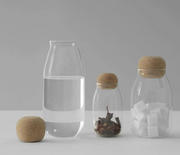 Glass Jar with Cork Top