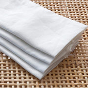 White linen napkins