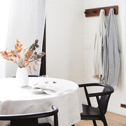 Subtle striped linen tablecloth