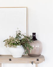 Large Brown Glass Bottle