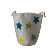 Multi colored star basket
