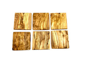 Olive Wood Square Coasters