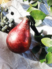 Glass Pear Tree Ornament