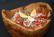 Olive Wood Natural Salad Bowl