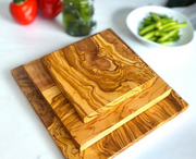 Olive Wood Square Cutting Board