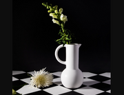 Amphora Jug Vase in White