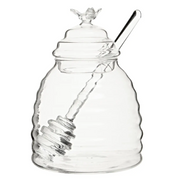 Honey Jar with Glass Dipper