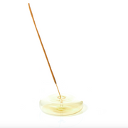 Dimple Glass Incense Holder
