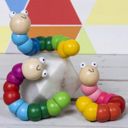 Retro Wooden Wiggly Worms