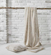 Tipped Faux Fur Throw