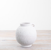 Terracotta White vase