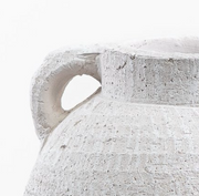 Terracotta White vase