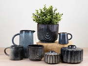 Glazed Blue Two Tone Jug