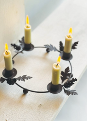 Woodland Candle Ring Rust