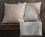 Cashmere touch fleece throw grey