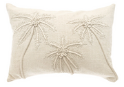Embroidered palm cushion