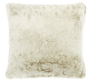 Tipped faux fur cushion