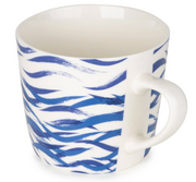 Wide Conical Mug - Blue Sea Waves