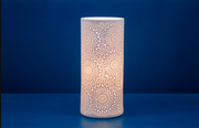 Column Shaped Porcelain Lamp