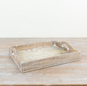 Patterned Wood Tray