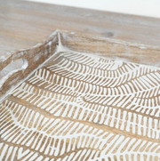 Patterned Wood Tray