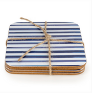 Leafy Stripes Coaster Set