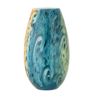 Kalian Vase, Blue Glass