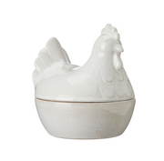 Porcelain Hen with Lid