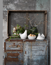 Porcelain Hen with Lid
