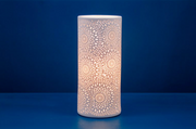Column Shaped Porcelain Lamp