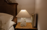 Small Thistle Green Fabric Lamp