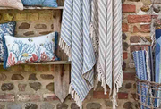 Cowrie recycled cotton throw