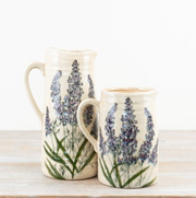 Lavender Design Ceramic Vase Jug