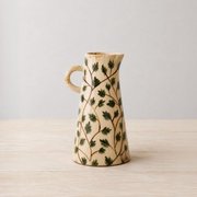 Leaf Ceramic Jug Vase