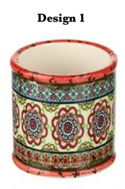 Colourful Round Pots