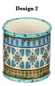 Colourful Round Pots