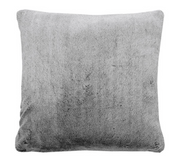 Tipped faux fur cushion